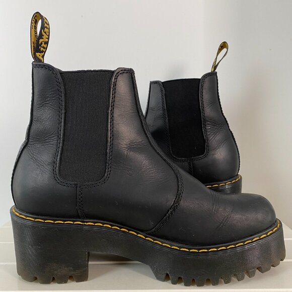 Dr. Martens Rometty Wyoming Leather Platform Chelsea Boot size 7 - Picture 2 of 5